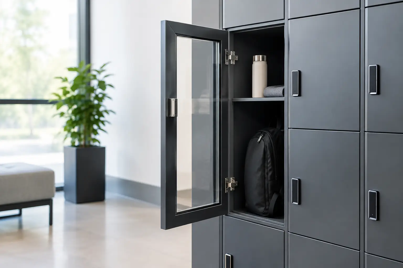 Clear Vision Door Locker for Smarter Storage
