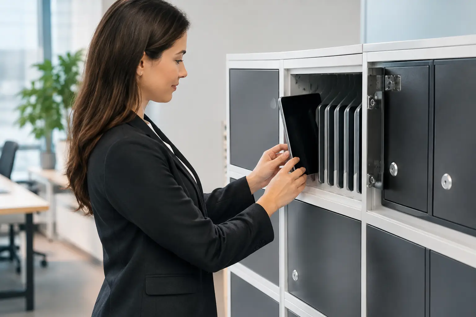 How to Specify a Tablet Storage Locker for Workplaces