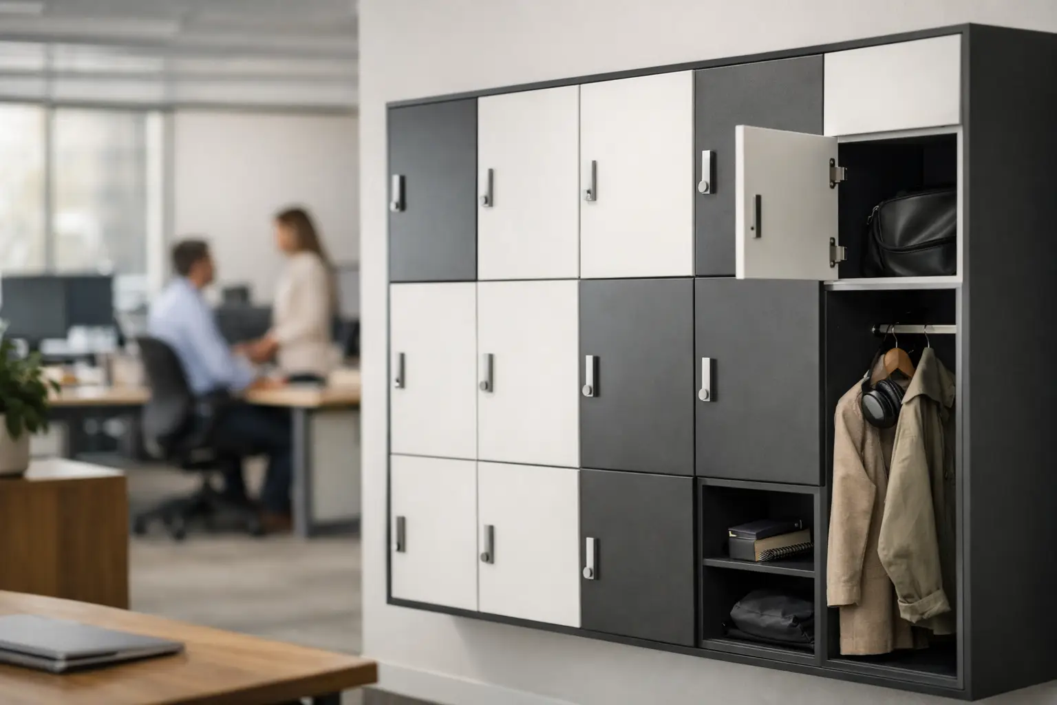 How Wall Lockers Improve Workplace Storage