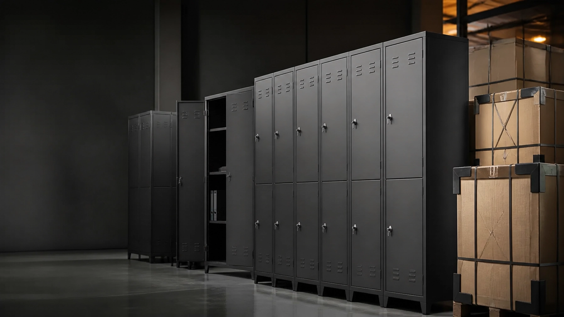 Export-ready metal lockers from a Turkish manufacturer