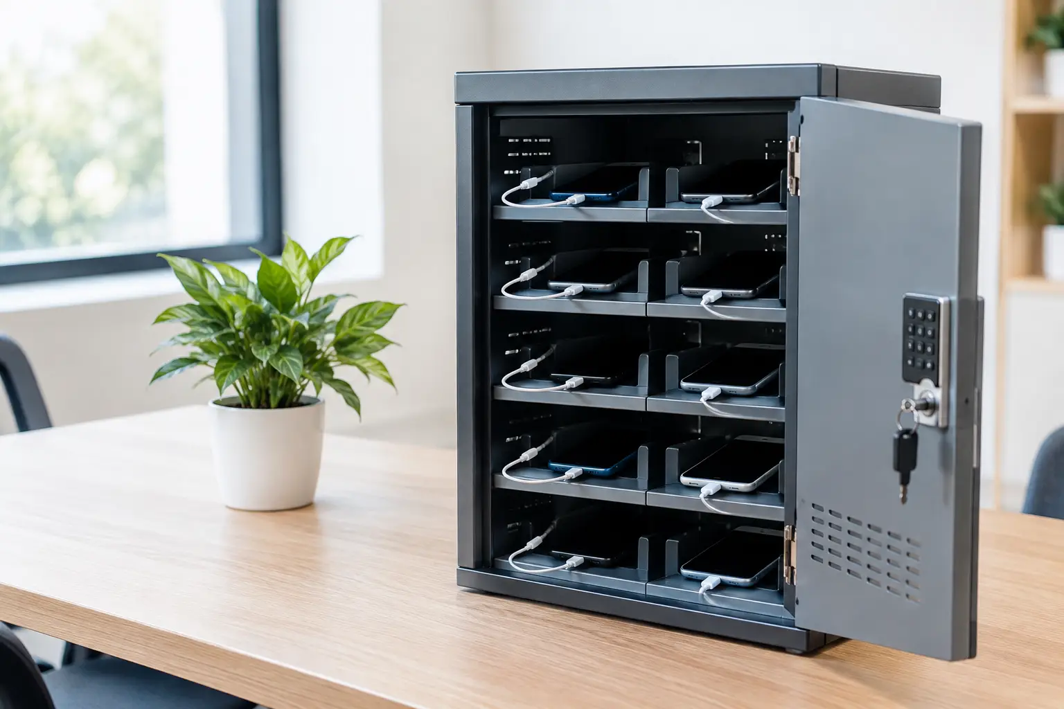 Lockable Cell Phone Charging Station Guide