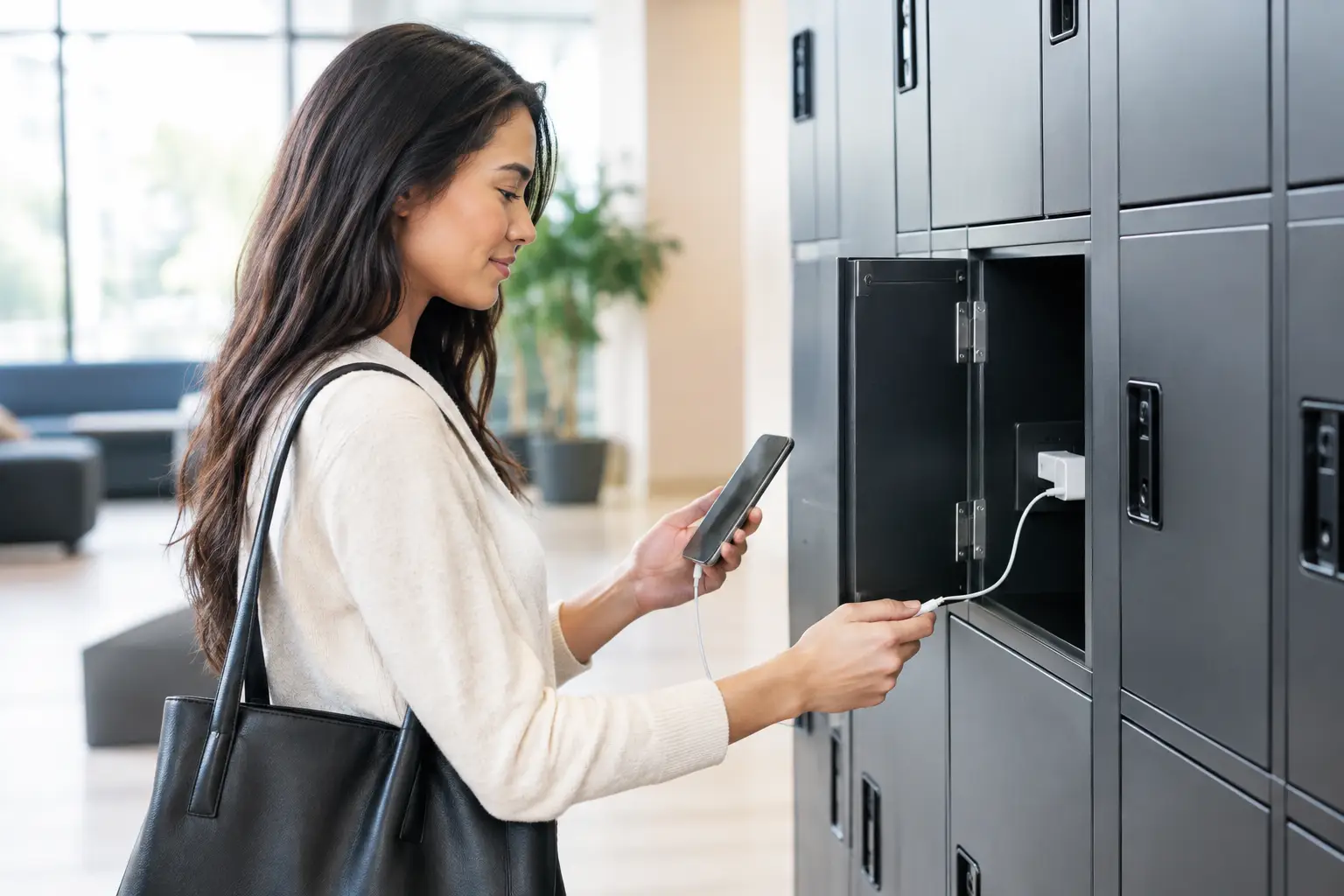 Lockers With Charging Ports for Busy Facilities