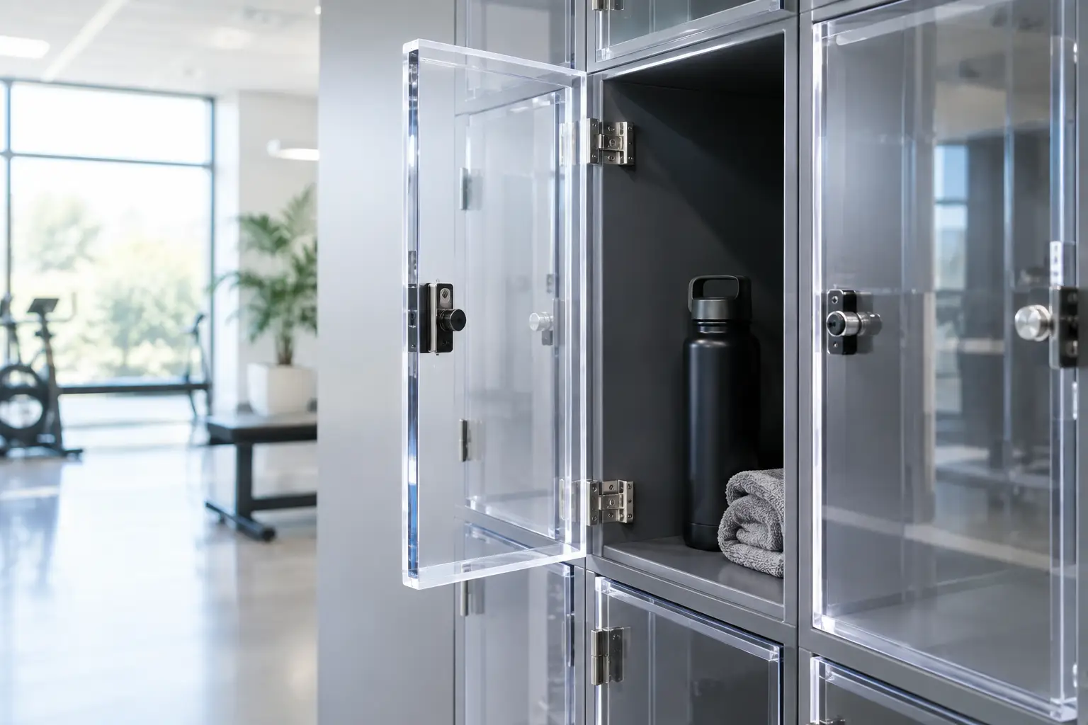 Plexiglass Door Locker Options for Busy Facilities