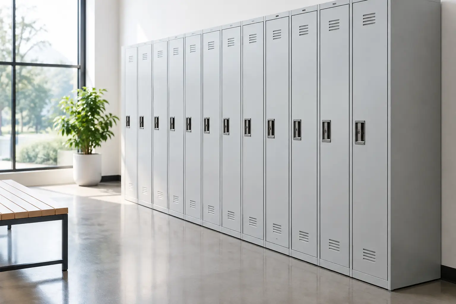 Skinny Lockers for High-Density Storage