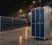 MOQ metal lockers: a small pilot batch staged beside a larger production run inside an Istanbul metal furniture factory