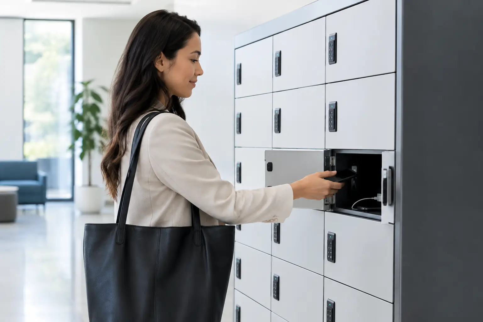 Locker Charging Station Selection for Facilities